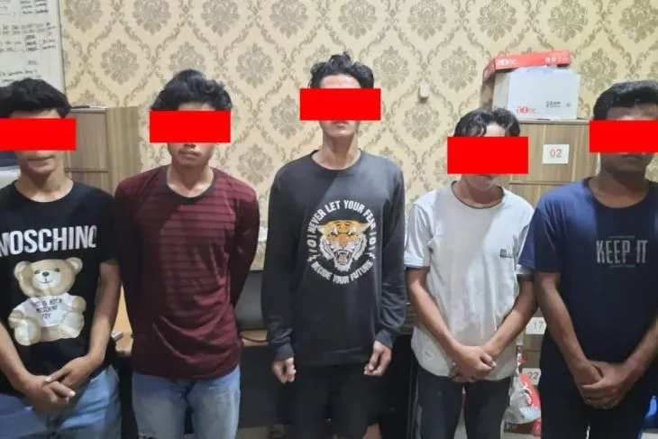 Satreskrim Polrestabes Medan Tangkap Anggota Geng Motor yang Masih di Bawah Umur