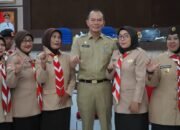 21 Peserta Jambore Nasional ke XI Dilepas Plt Bupati Langkat
