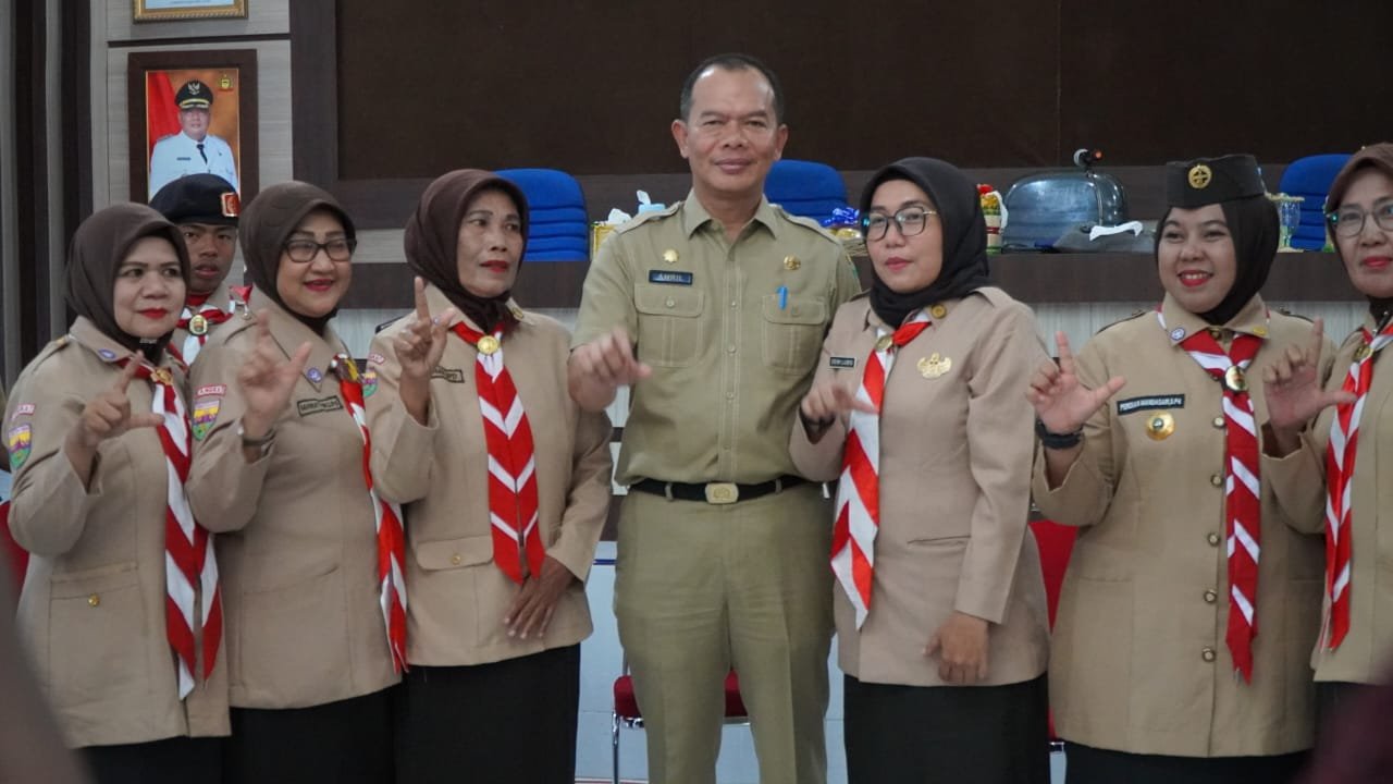 21 Peserta Jambore Nasional ke XI Dilepas Plt Bupati Langkat