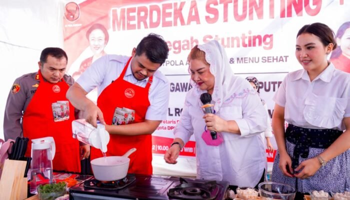 Bobby Nasution Masak Menu Sehat Cegah Stunting dari Buku Resep Megawati