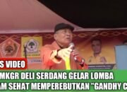 DPC MKGR Deli Serdang Gelar Lomba Senam Sehat Gandhy Cup 1