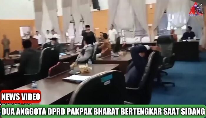 Dua Anggota DPRD Pakpak Bharat Bertengkar saat Sidang