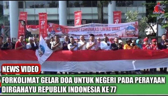 HUT ke-77 RI, Forkolimat Gelar Doa untuk Negeri bersama Ratusan Massa Lintas Agama