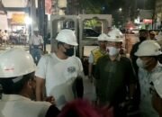 Hasyim Tinjau Proyek Drainase Malam Hari, Berharap Kawasan Jalan Thamrin Tak Banjir Lagi