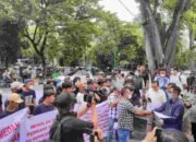 JPKP Gelar Unjukrasa di PN Medan, Minta Berantas Mafia Perkara di Jalan Kuda