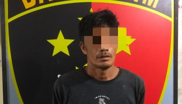 Lagi Nyedot Sabu, Pangaribuan Ditangkap Polsek Indrapura 