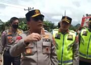 Kapoldasu Tinjau Langsung Kondisi Longsor dan Banjir Bandang di Lumban Julu