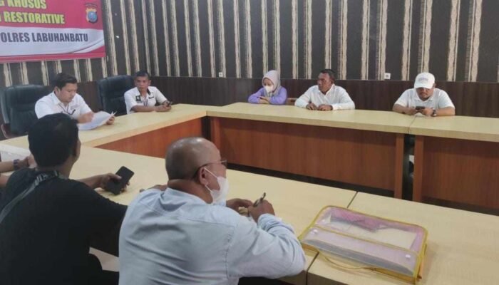 Polres Labuhanbatu Berikan RJ Kepada Pelaku Penggelapan