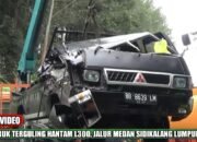 Truk Tangki Terbalik, Jalur Medan-Sidikalang Lumpuh 4 Jam