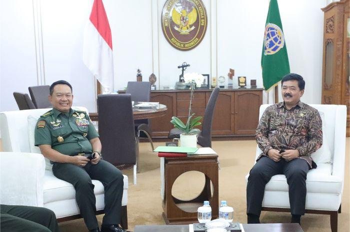 Menteri ATR Terima Silaturahmi Kepala Staf Angkatan Darat