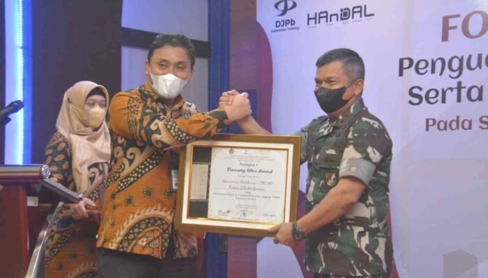 Pangdam I/BB Raih Penghargaan “Peringkat I Treasury Ulos Award”