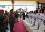 Plt Bupati Kukuhkan 58 Anggota Paskibraka Langkat