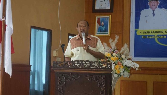 Plt Bupati Langkat Apresiasi Sosialisasi IKM dan Pemanfaatan Akun Belajar.id