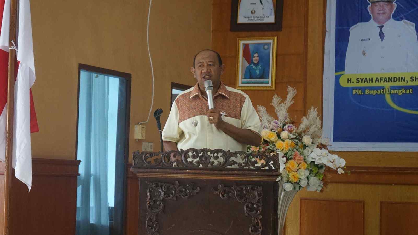 Plt Bupati Langkat Apresiasi Sosialisasi IKM dan Pemanfaatan Akun Belajar.id