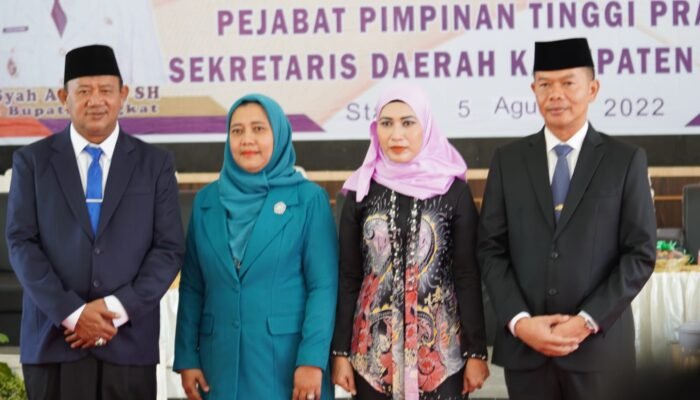 Plt Bupati Lantik Amril jadi Sekdakab Langkat, Sampaikan 3 Pesan