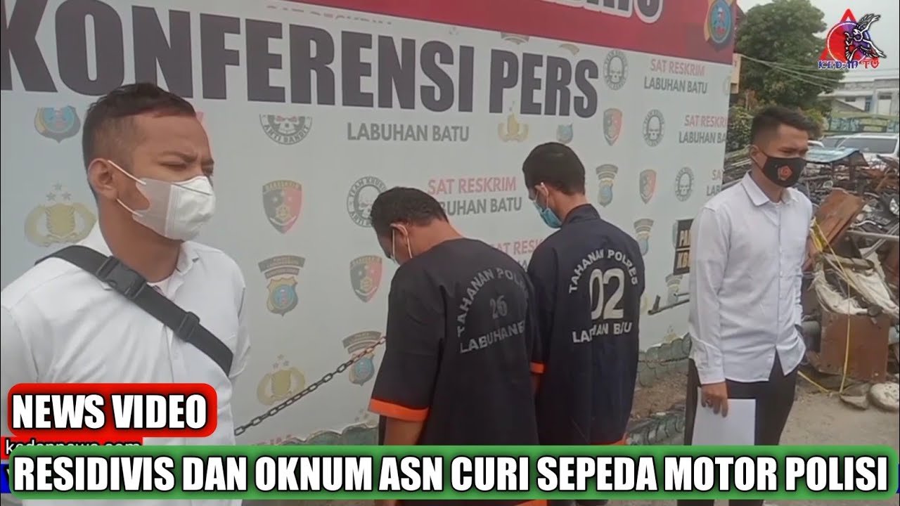 Terlibat Pencurian Sepeda Motor Milik Polisi, Oknum ASN di Labuhanbatu Diciduk