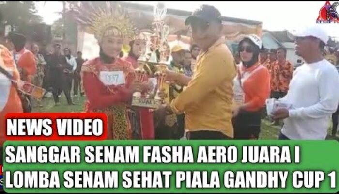 Sanggar Fasha Aero Juara Senam Sehat Gandhy Cup 1