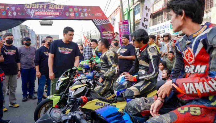 Street Race Kolaborasi Medan Berkah, Bobby Nasution: Wadah Anak Muda Hobi Balapan