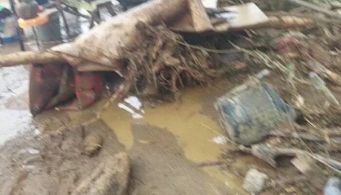 Sungai Pokkahan di Lumban Julu Meluap, Satu Rumah Hancur