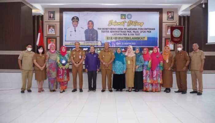 Terima Kunjungan Tim Monitoring PKK Provsu, Plt Bupati Harapkan PKK Langkat Masuk Nominasi