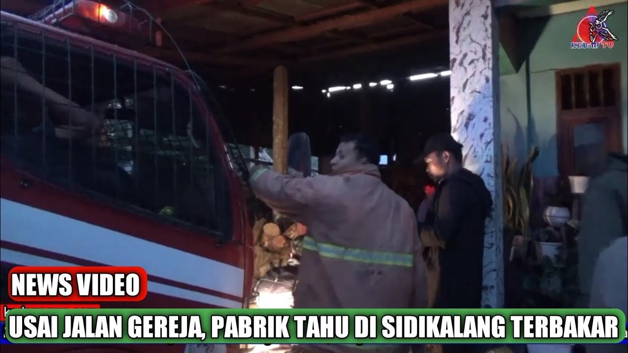 Usai Jalan Gereja, Pabrik Tahu di Sidikalang Terbakar