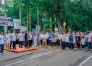 Aulia Rachman Lepas Gerak Jalan Santai Jajaran Dishub Medan dan Keluarga