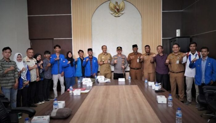 PMII Audiensi ke Pemkab Langkat, Sampaikan Tolak Kenaikan BBM
