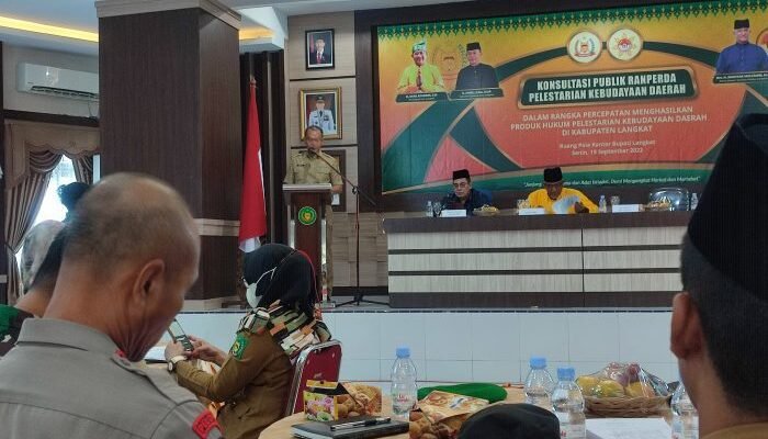 Pemkab Langkat Gelar Konsultasi Publik Ranperda Pelestarian Kebudayaan Daerah