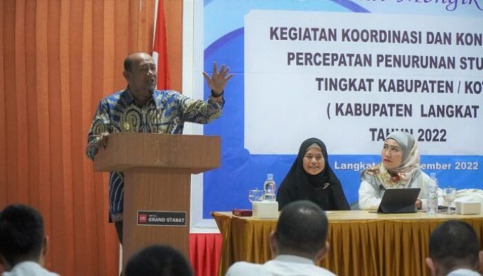 Plt Bupati Langkat Ingin Penurunan Angka Stunting Tercapai