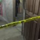 Rumah korban dipasang Police line oleh pihak kepolisian Polres Batu Bara. (Poto: Istimewa)