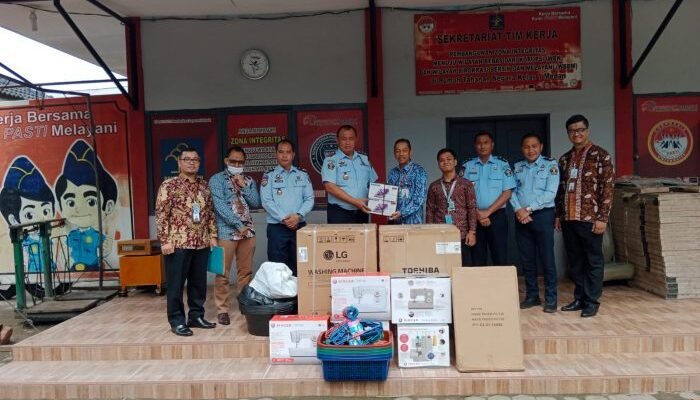 Rutan 1 Medan Terima Alat Penunjang Keterampilan dari BSI