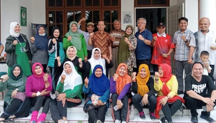 Syahrul M Pasaribu Apresiasi Senam Sehat Digelar KAHMI Sumut