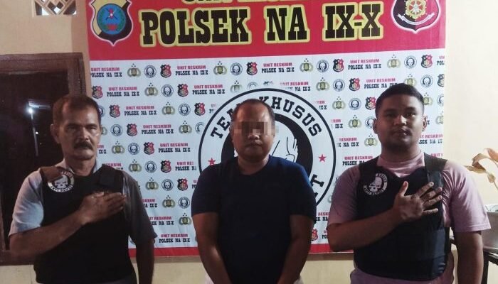 Polsek Na IX-X Amankan Pelaku Perjudian Togel yang Meresahkan Masyarakat