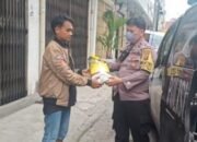 Bantu Warga Kurang Mampu, Polsek Medan Timur Berikan Bansos
