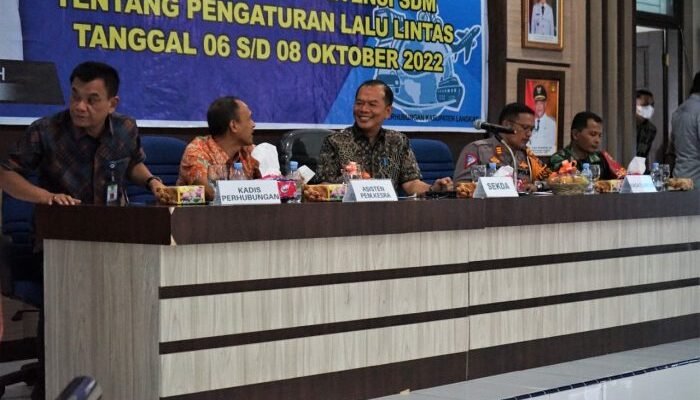 Bimtek Peningkatan SDM Pengaturan Lalu Lintas Digelar Dishub Langkat