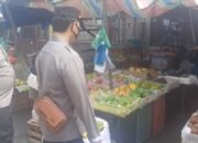 Binmas Polrestabes Medan Sosialisasi dan Edukasi kepada Pedagang Agar Terapkan Prokes