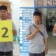 Calon Kades Kuala Tanjung Usman mendapat nomor urut 2 saat pencabutan nomor urut didampingi Tim Sukses Habli Shihab di Kantor Desa Kuala Tanjung. (Poto : Sholeh Pelka)