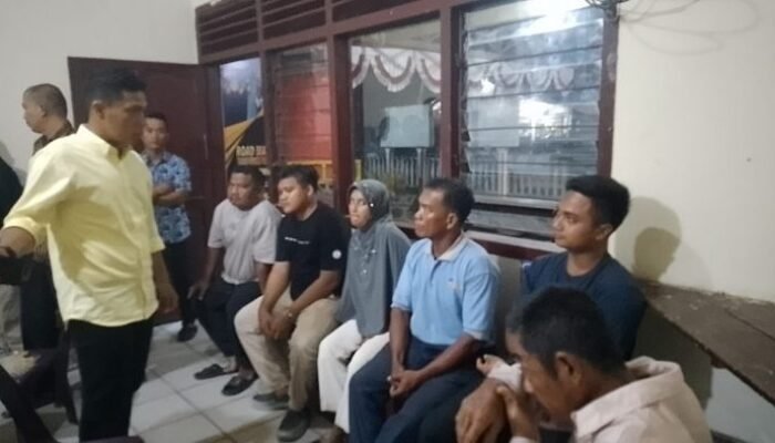 Asik Ngelem, Tujuh Anak Diringkus Reserse Narkoba Polres Aceh Singkil