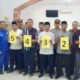 Para Calon Kades Kuala Tanjung, poto bersama dengan Panitia, Kapolsek Indrapura, Camat Sei Suka di Aula Balai Desa Kuala Tanjung. (Poto : Sholeh Pelka)