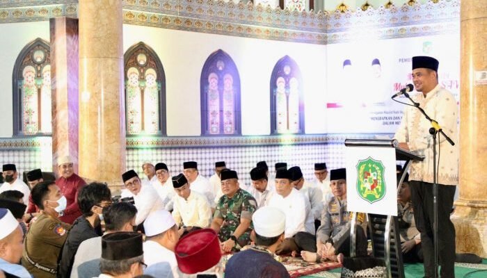 Pemko Medan Gelar Peringatan Maulid Nabi Muhammad, Warga Antusias