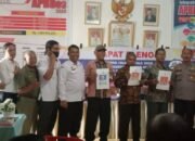 Polsek Indrapura Pantau Penetapan dan Cabut Nomor Cakades Limau Sundai