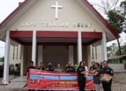 Polrestabes Medan Gelar Bakti Sosial di GKPS Teladan Medan