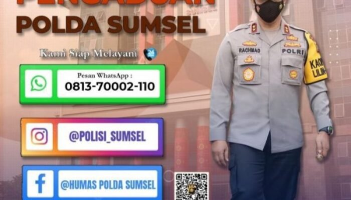 Permudahkan Masyarakat Dalam Melapor, Kini Polda Sumsel Bisa Dihubungi Melalui WhatsApp