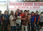 Vihara Candi Buddha Bagikan Sembako pada Warga Kurang Mampu di Medan