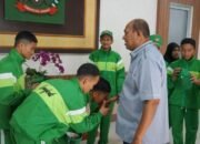Plt Bupati Langkat Lepas Keberangkatan 6 Santri Mengikuti Pospenas di Solo