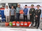 Pemkab Langkat Terima Bantuan Korban Banjir dari SKK Migas Sumbagut