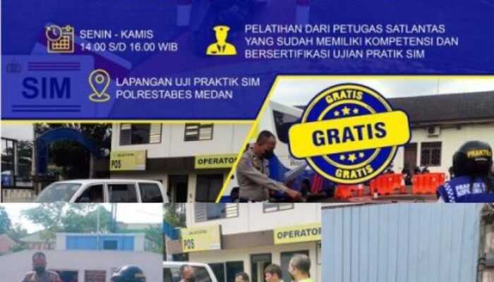 Agar Siap Mengikuti Ujian SIM, Sat Lantas Polrestabes Medan Adakan Bimbel Gratis 