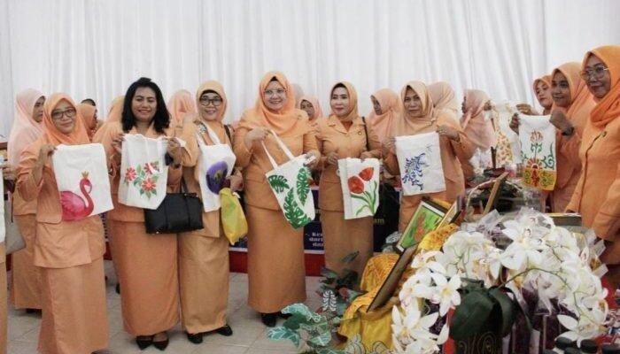 SMK N 1 Air Putih Tuan Rumah Kunker DWP Disdik Sumatera Utara