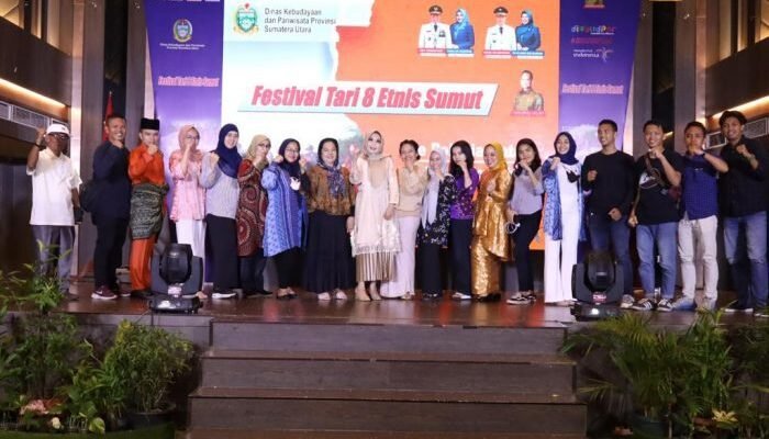 16 Kabupaten/Kota Tampil Total pada Festival Tari 8 Etnis Sumut
