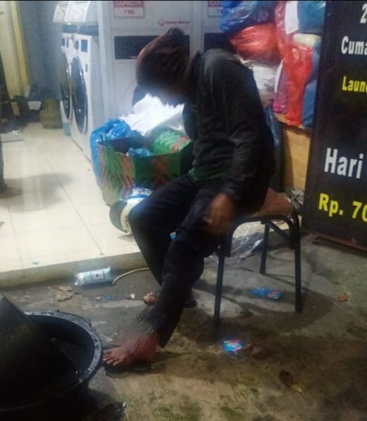 Korban Kecelakaan, Sabtu (26/11/2022). (Foto : Aris).